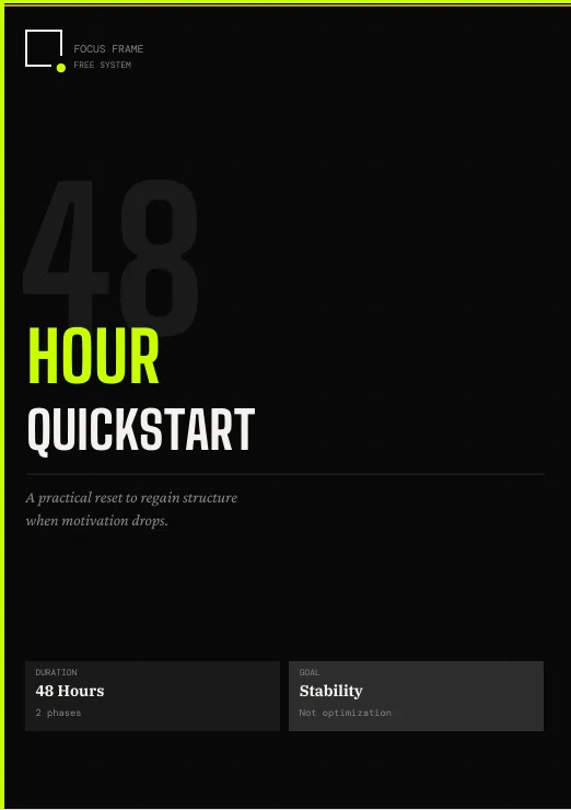 FOCUS FRAME — Focus Starter · screenshot 4 of 5