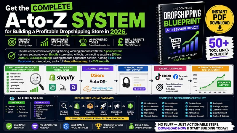 Dropshipping Mastery 2026 — Full Dropshipping Guide + Blueprint 2026 · screenshot 1 of 1