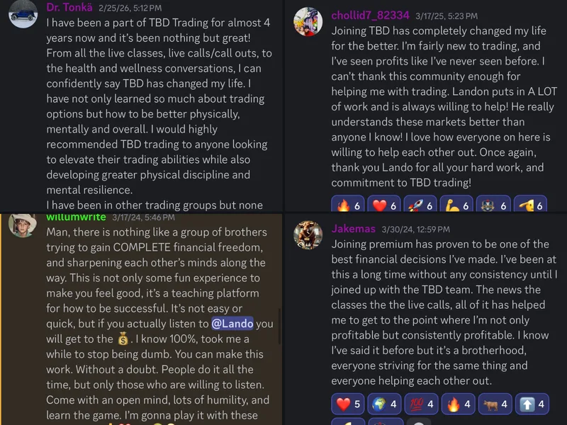TBD Trading — TBD Trading Premium Access · screenshot 2 of 2
