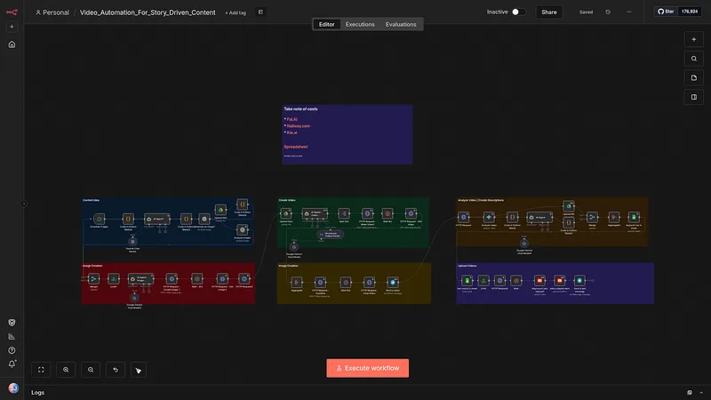 AlgoNova Labs — Video Generation Workflow · screenshot 1 of 2