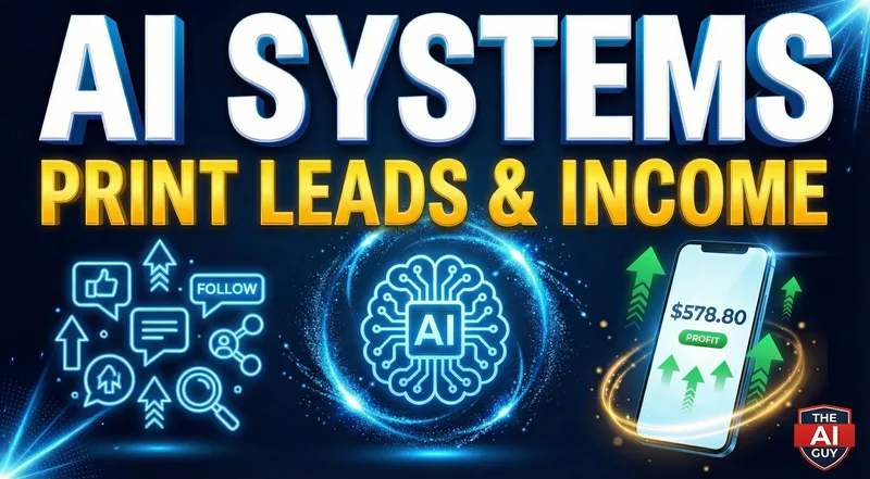AI Automation For Any Business — AI Systems That Print Leads & Income · screenshot 1 of 2