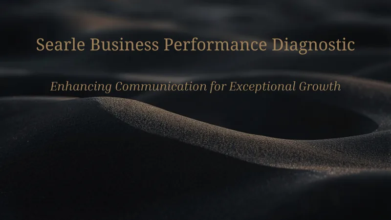 Searle Business Performance Diagnostic — Searle Business Diagnostics · screenshot 3 of 3