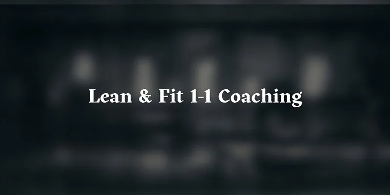 Lean & Fit Program — Lean & Fit 1-1 Coaching · screenshot 1 of 5