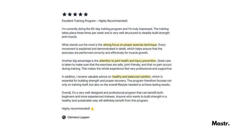 Lean & Fit Program — Lean & Fit 1-1 Coaching · screenshot 5 of 5
