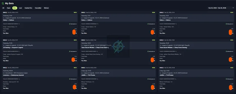 KillFeed Esports Bets — KillFeed 80%+ Esports Bets · screenshot 2 of 6