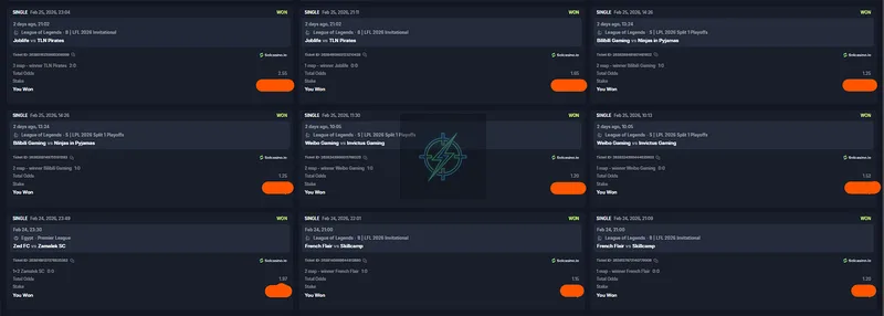 KillFeed Esports Bets — KillFeed 80%+ Esports Bets · screenshot 3 of 6