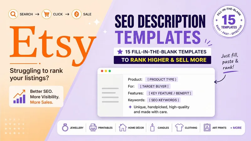 Byte Shop — Etsy SEO Description Templates — Fill In, Rank Higher, Sell More · screenshot 1 of 1
