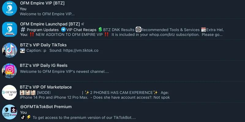 OFM Empire VIP — OFM Empire Trends VIP · screenshot 2 of 6