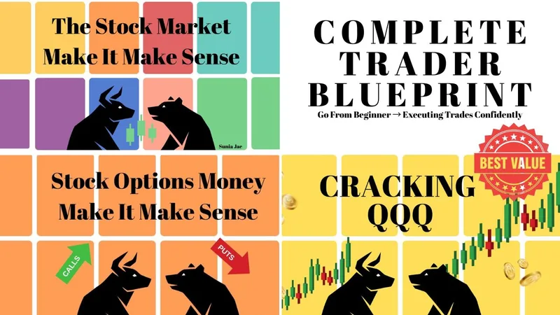 Trade for Money by Sunia Jae — Complete Trading Blueprint: Stocks, Options & Day Trading · screenshot 1 of 1