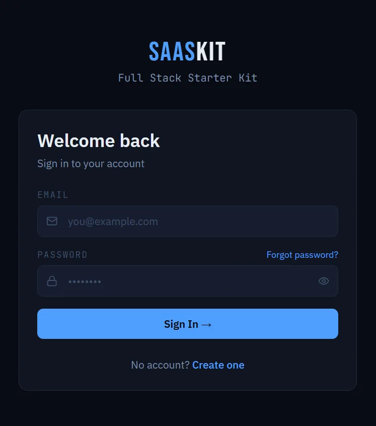 MERN Boilerplate — MERN SaaS Boilerplate (Auth + Dashboard + Stripe Integration) · screenshot 2 of 4