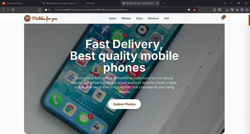 Website Generator — Website Creator — Custom Websites for Your Business · screenshot 1 of 5