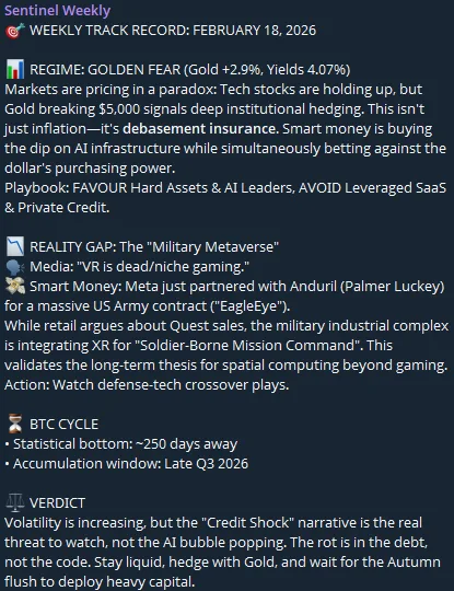 Sentinel Deep Intelligence — Sentinel Free — Tue/Thu Briefing · screenshot 2 of 2