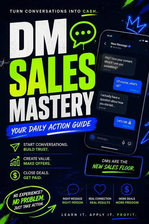 Blueprint Systems — DM Sales Mastery: Your Daily Action Guide · screenshot 1 of 3