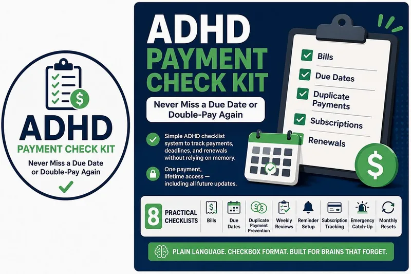 ADHD Payment Check Kit — ADHD Payment & Due Date Calm System · screenshot 1 of 1
