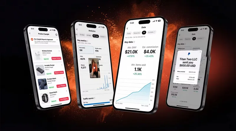 TikTok Titans: TikTok Shop Affiliates — Titans Pro · screenshot 1 of 5