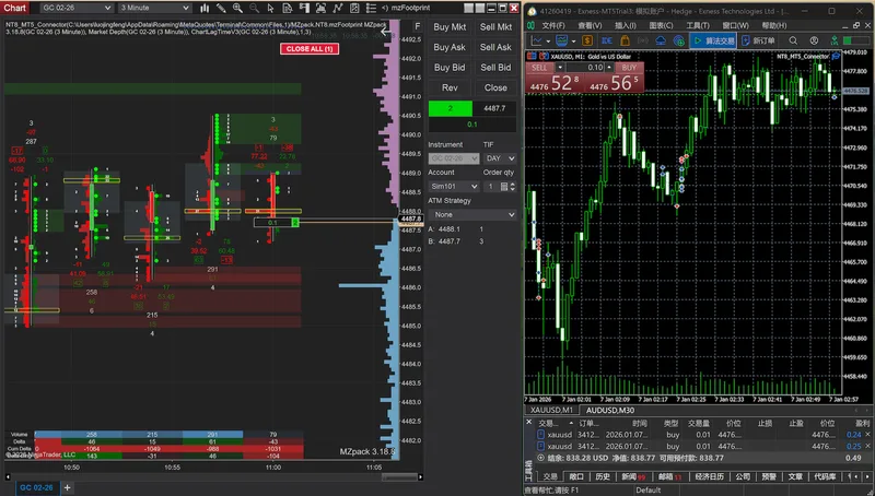 JFL Quant — NT8 MT5 connector · screenshot 2 of 3