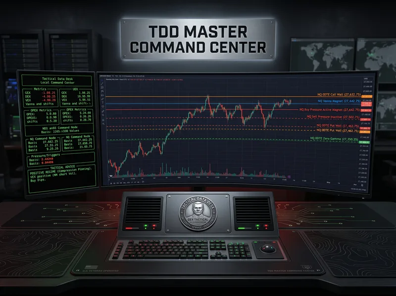 Tactical Data Desk — TDD Master Command Center Public for NinjaTrader - Schwab Account Required · screenshot 1 of 4