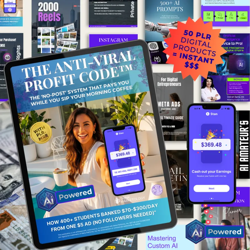 The Anti-Viral Profit Code - AI Powered — The Anti-Viral Profit Code - AI-Powered - Special May Price $22 (Reg $ 97) · screenshot 1 of 3
