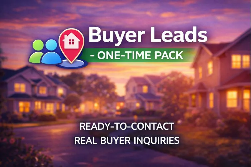 Real Estate Growth Lab — Buyer Leads – One-Time Pack · screenshot 1 of 1