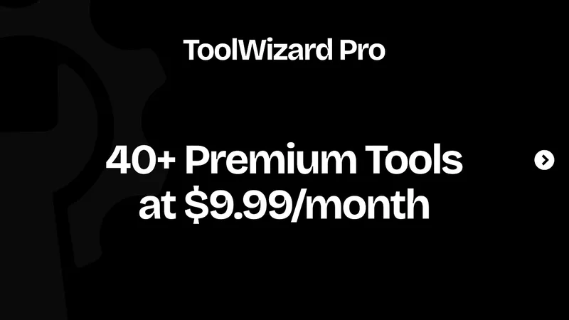 ToolWizard — ToolWizard Pro · screenshot 1 of 4
