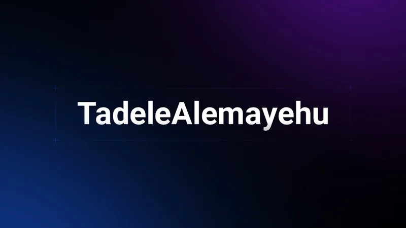 TadeleAlemayehu — TadeleAlemayehu: TikTok Ads · screenshot 1 of 1