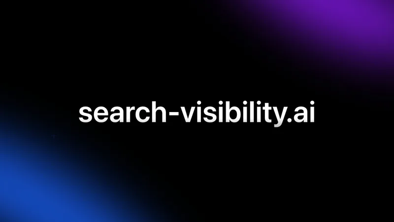 search-visibility.ai — Starter · screenshot 1 of 1