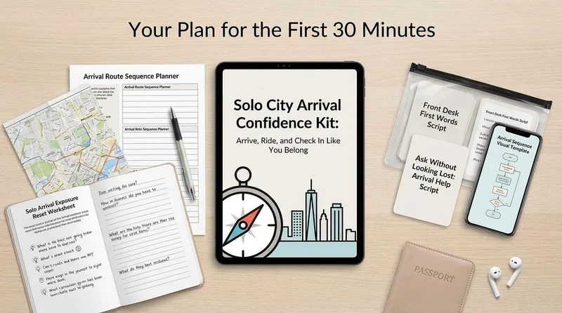 Solo City Arrival Confidence Plan — Solo Arrival Confidence Kit · screenshot 1 of 1