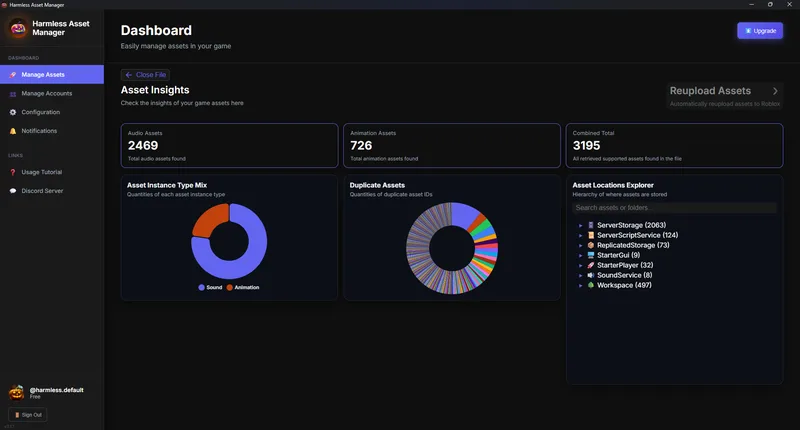 Harmless Creations — Harmless Asset Manager Titan · screenshot 2 of 4