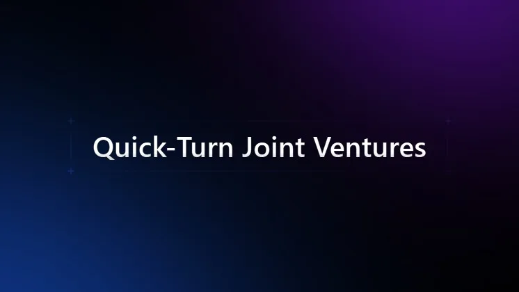Quick-Turn Joint Ventures — BABY Steps · screenshot 1 of 1