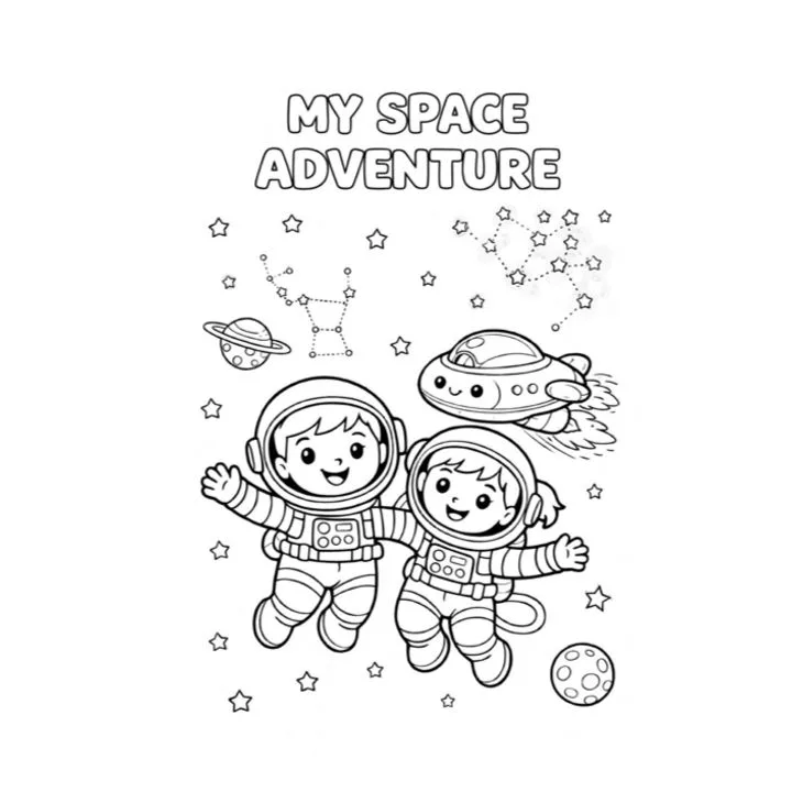 Toys to Bloom — Kids Space Adventure🚀27 Pages · screenshot 1 of 2