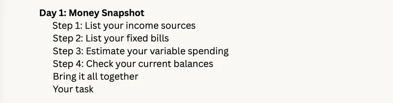 The JR Mindset — The 7-Day Money Reset (Day 1) · screenshot 3 of 3