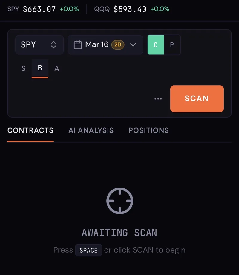 T3 Solutions  — T3 Terminal: Zero DTE · screenshot 1 of 4
