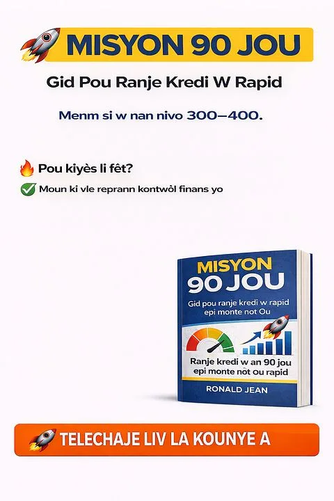 ROMYSTORE MULTISERVICES — Misyon 90 Jou: Ranje Kredi Vit · screenshot 1 of 1