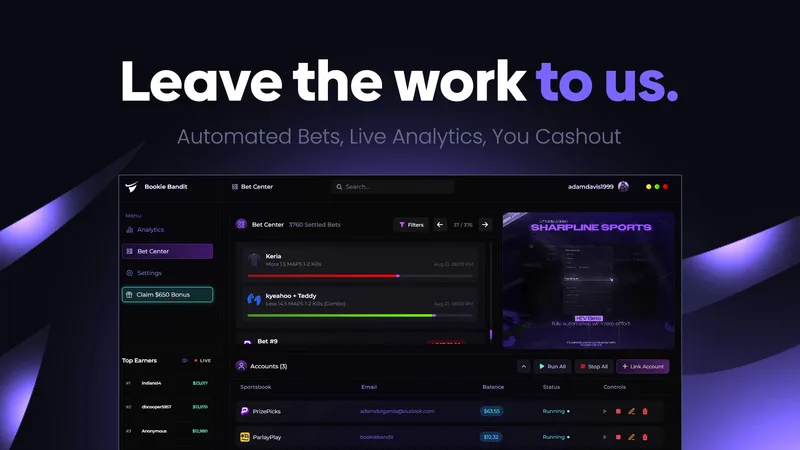 Bookie Bandit — Bookie Bandit Free Discord · screenshot 1 of 4