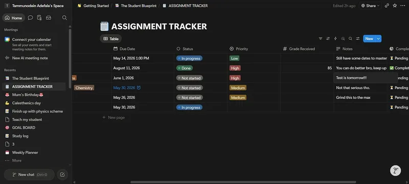 The Student Blueprint — The Student Blueprint · screenshot 2 of 4