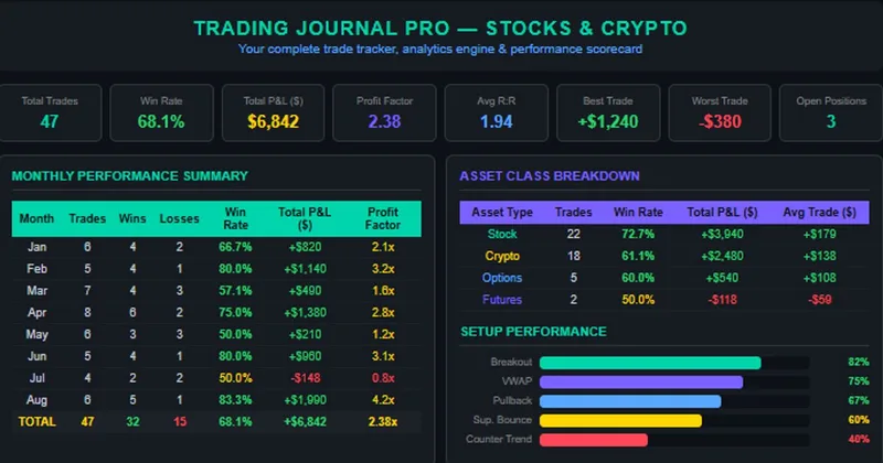 Digital Studio — Trading Journal Pro · screenshot 4 of 4