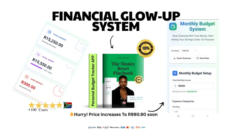 Luxe Malkia — Financial glow-up System · screenshot 1 of 6
