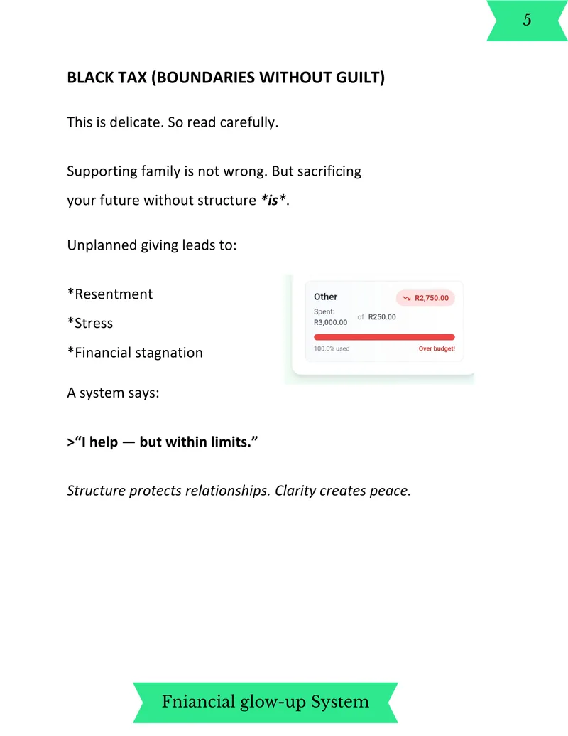 Luxe Malkia — Financial glow-up System · screenshot 5 of 6