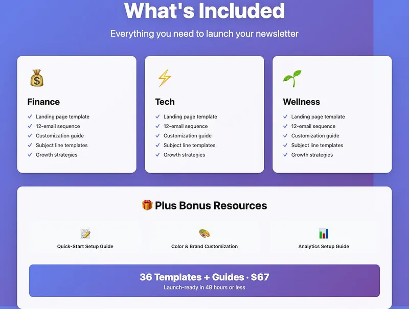 EvolveInd — Newsletter Templates Pack 2026 · screenshot 2 of 5