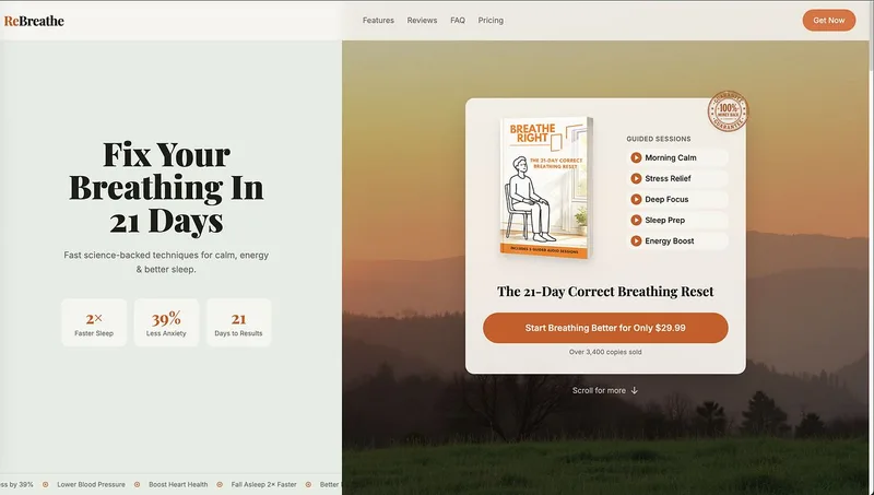 ReBreathe — The 21-Day Correct Breathing Reset · screenshot 1 of 1