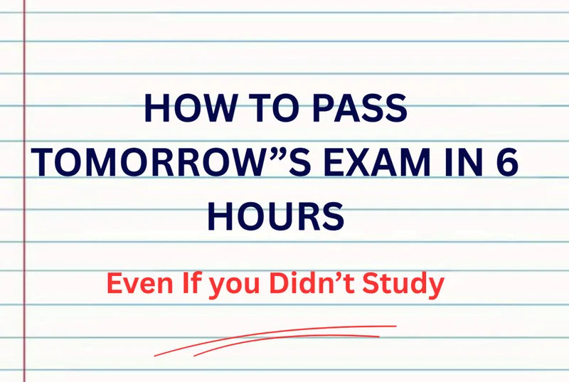 Intelligente Digitals — How To Pass Tomorrow's Exam In 6 Hours (Even if You Didn't Study!) · screenshot 1 of 1