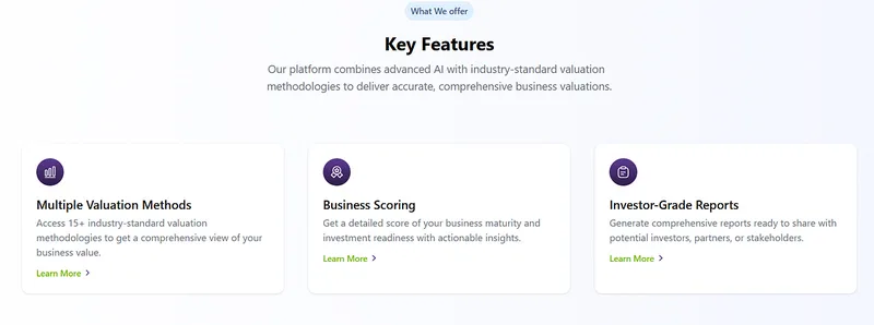 AppKorp Inc. — Cebos Business Valuation · screenshot 3 of 6