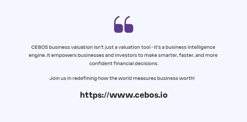 AppKorp Inc. — Cebos Business Valuation · screenshot 6 of 6
