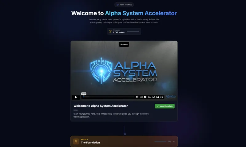Alpha System Accelerator — Alpha System Accelerator · screenshot 2 of 4