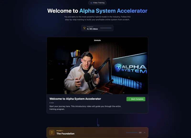 Alpha System Accelerator — Alpha System Accelerator · screenshot 3 of 4