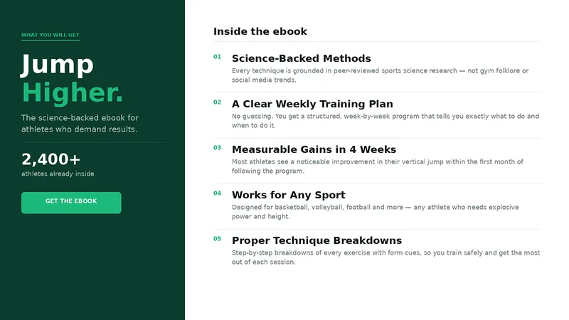 Above The Rim — Above The Rim: Vertical Jump Bible · screenshot 2 of 5
