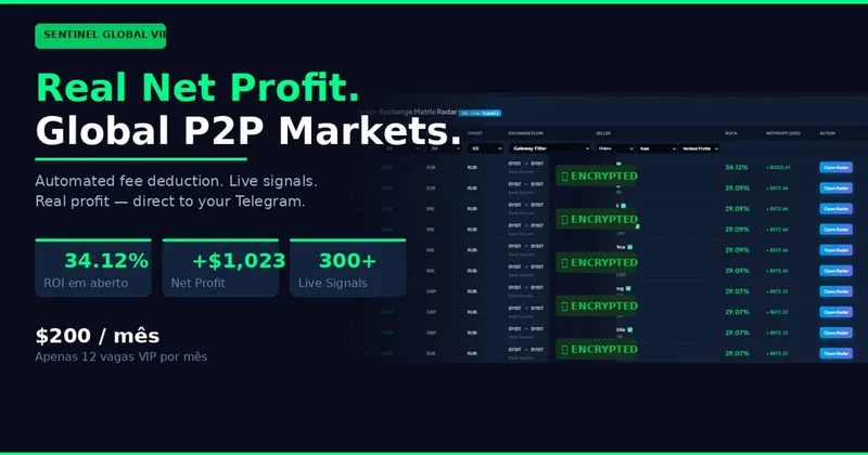 Sentinel Global Arbitragem P2P Sniper — Sentinel Global P2P Arbitration - VIP Access · screenshot 6 of 6