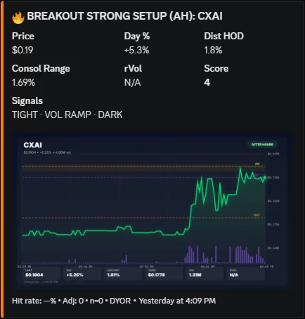 Catalyst Bot — Free Stock Scanners & Alerts · screenshot 2 of 6