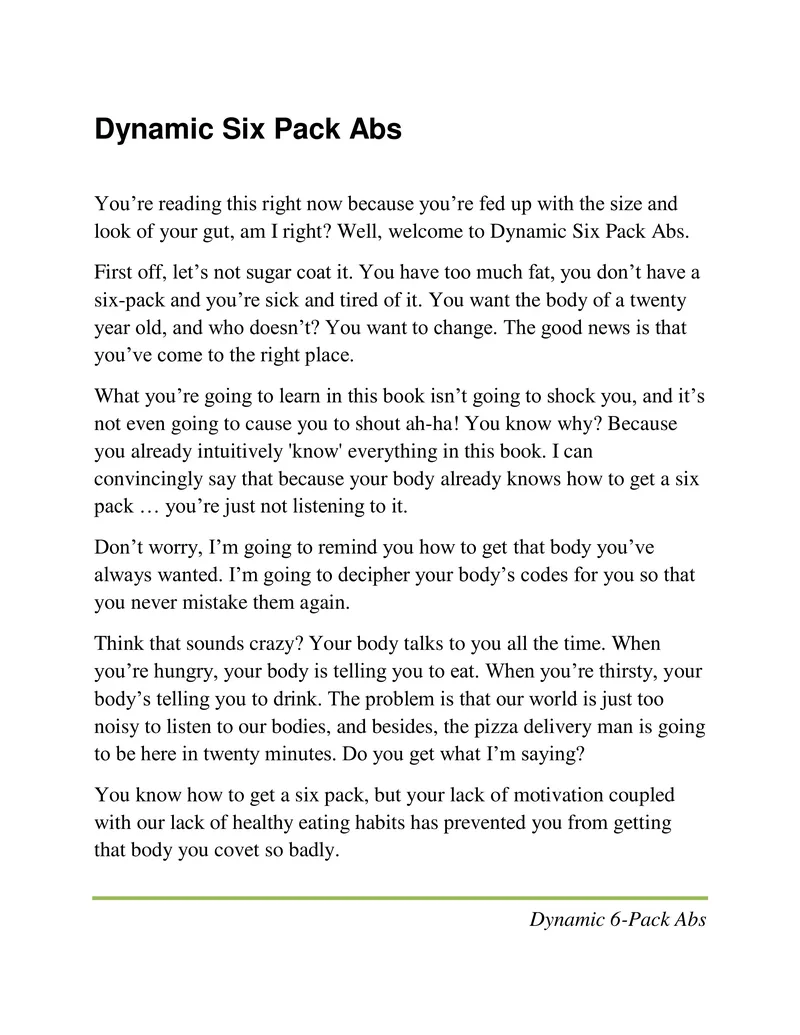 Go Lean Machine — Six pack ads · screenshot 4 of 6