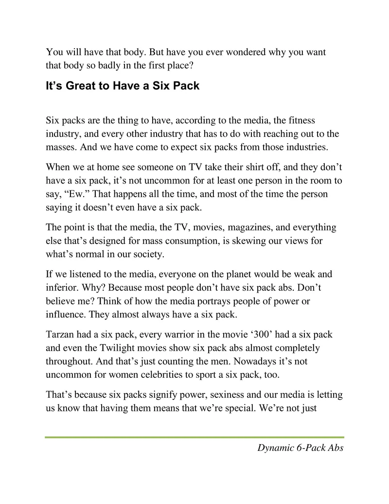 Go Lean Machine — Six pack ads · screenshot 5 of 6